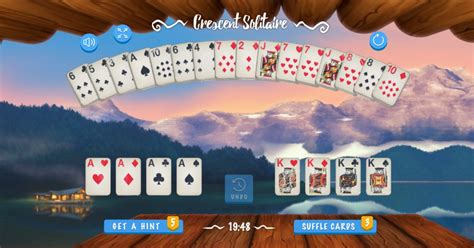 Play Crescent Solitaire Card Game Online .